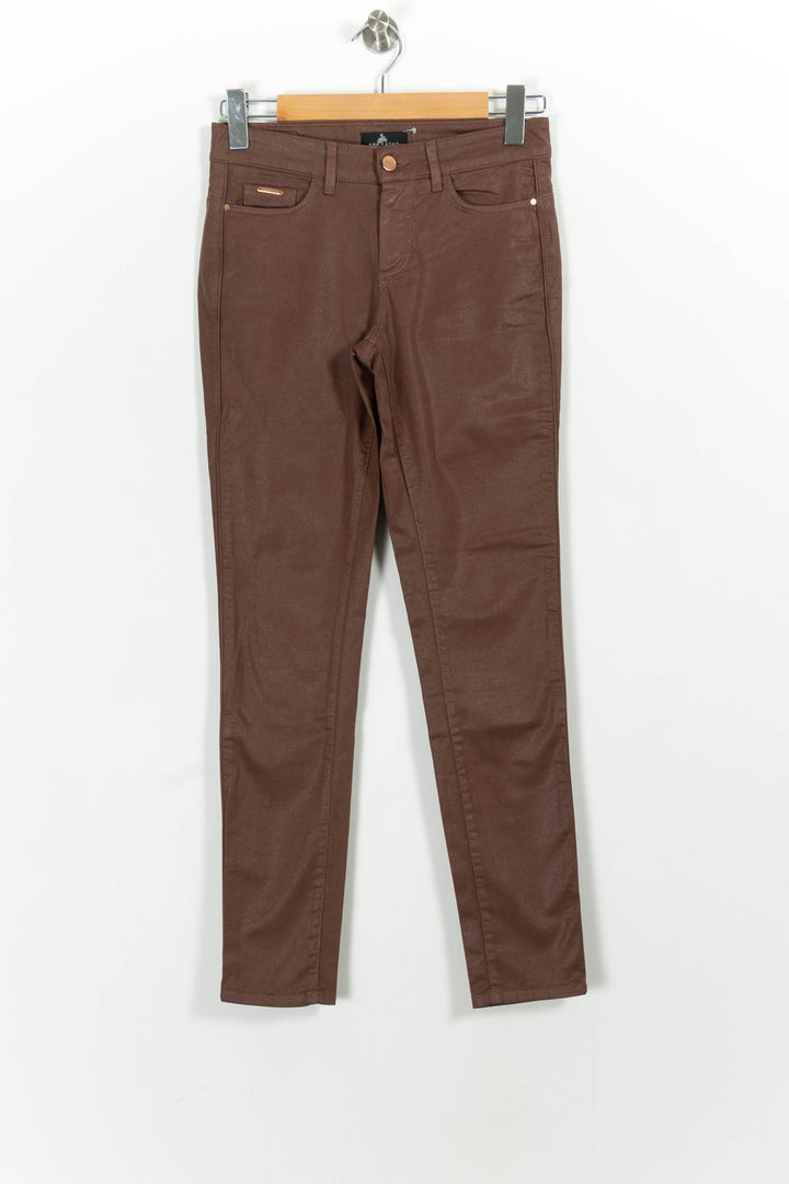 Jean Marron - Taille S/36 de la marque One Step | PARAD103887 - Vendu par Paradigme - Image 2