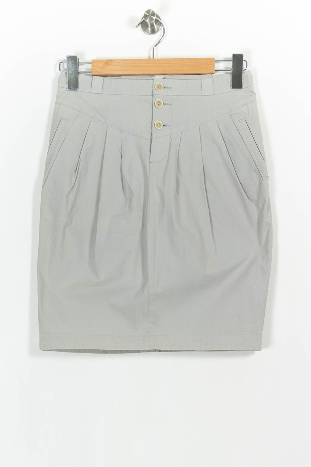 Jupe Courte Grise - Taille S/36 de la marque One Step | PARAD103889 - Vendu par Paradigme - Image 2