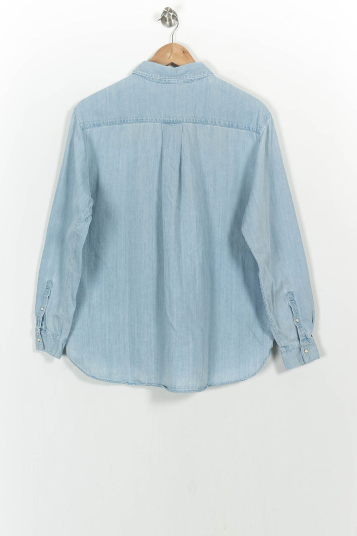 Chemise en Jean Bleu - Taille L/40 de la marque Sézane | PARAD103891 - Vendu par Paradigme - Image 4