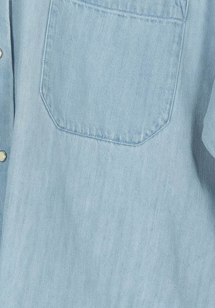 Chemise en Jean Bleu - Taille L/40 de la marque Sézane | PARAD103891 - Vendu par Paradigme - Image 3