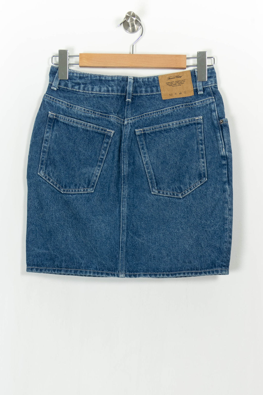 Jupe en Jean Bleue - Taille S/36 de la marque American Vintage | PARAD103894 - Vendu par Paradigme - Image 4