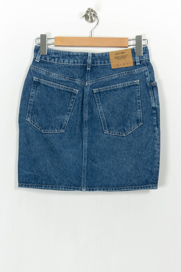 Jupe en Jean Bleue - Taille S/36 de la marque American Vintage | PARAD103894 - Vendu par Paradigme - Image 4