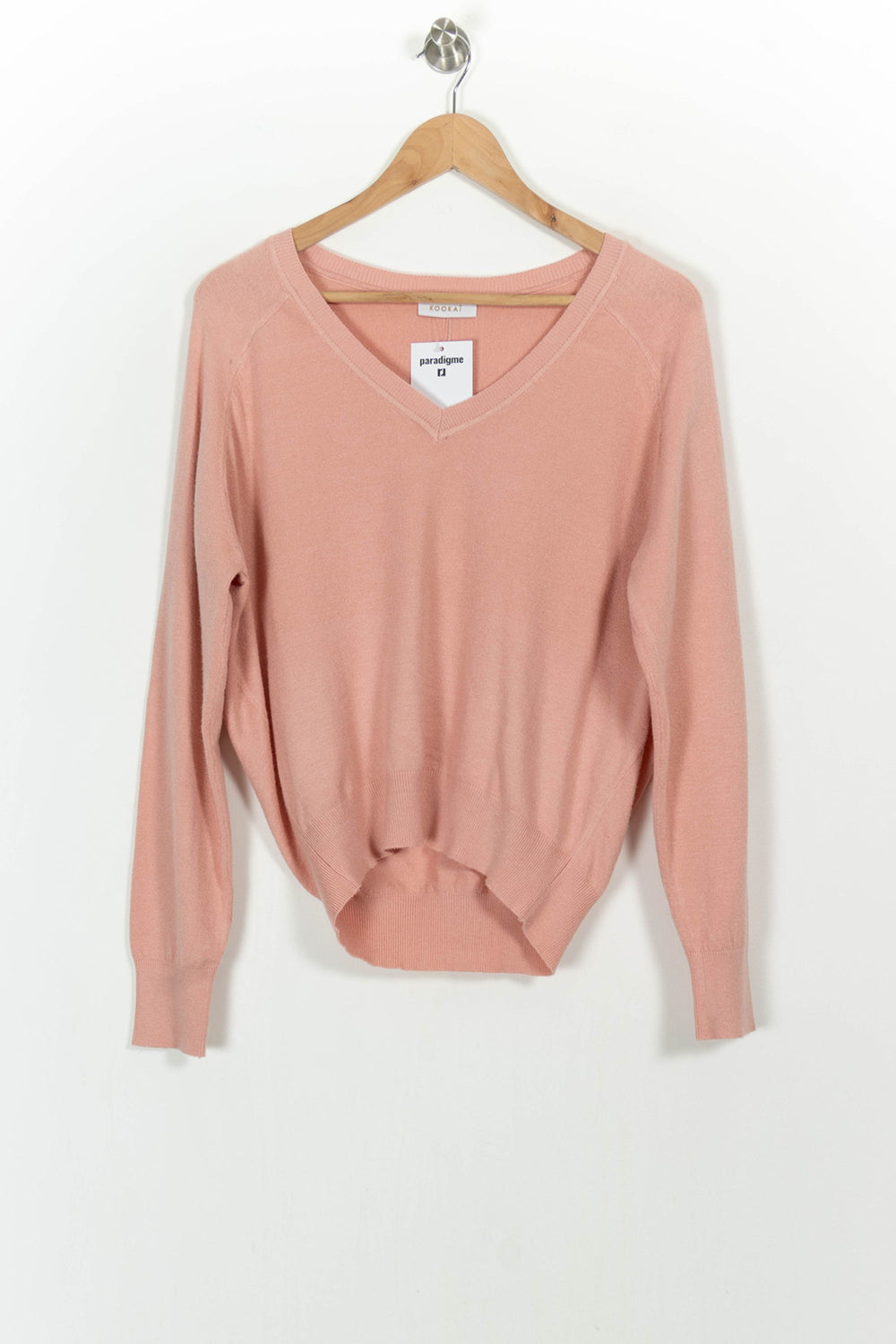 Pull Rose - Taille M/38 de la marque Kookai | PARAD103896 - Vendu par Paradigme - Image 2