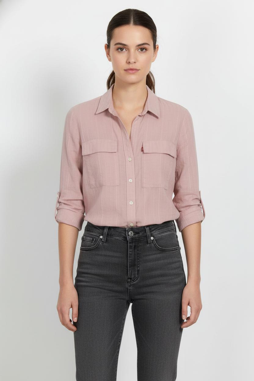 Chemise Rose - Taille S/36 de la marque Levi's | PARAD103902 - Vendu par Paradigme - Image 1