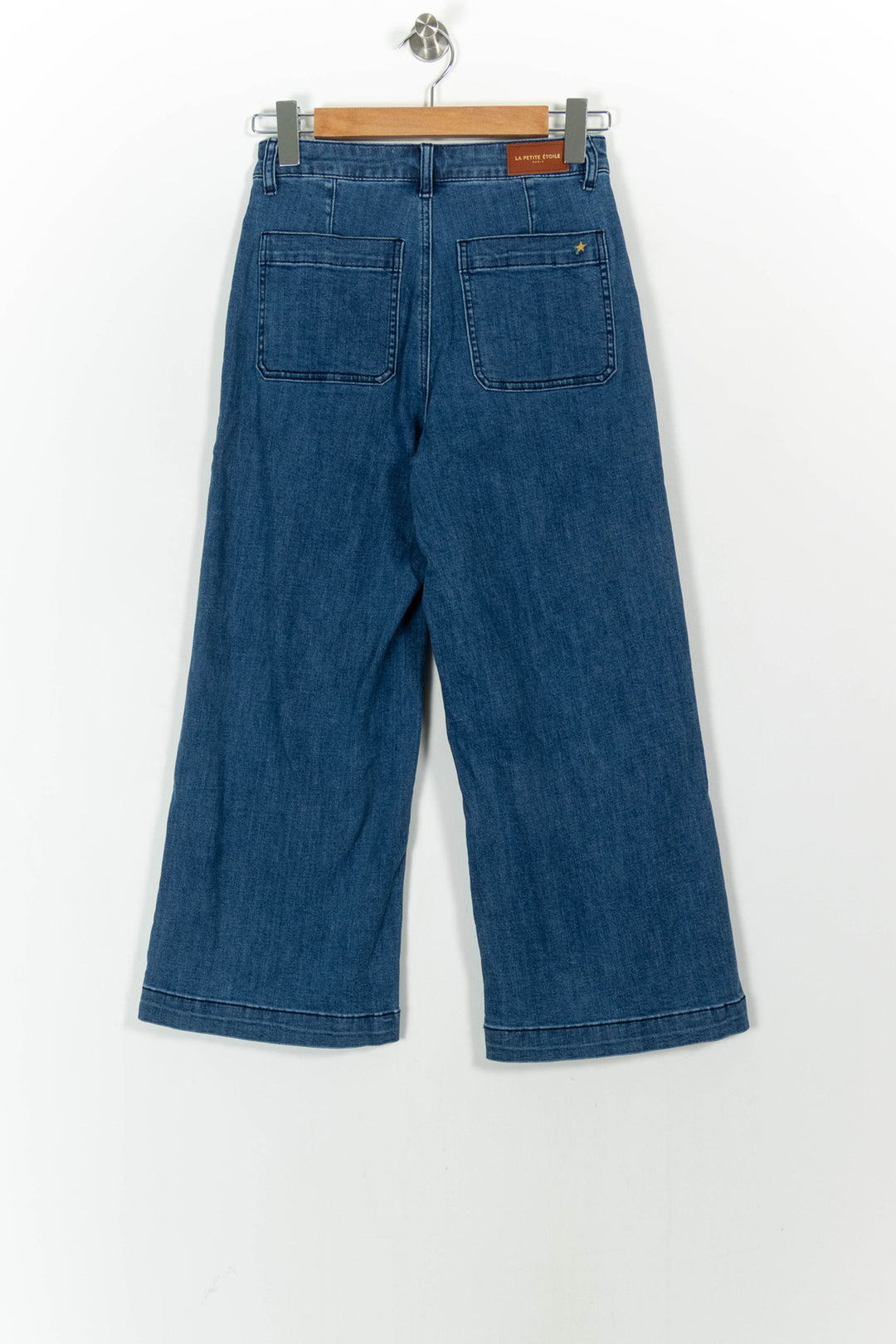 Jean Large Bleu - Taille S/36 de la marque La Petite Etoile | PARAD103903 - Vendu par Paradigme - Image 4