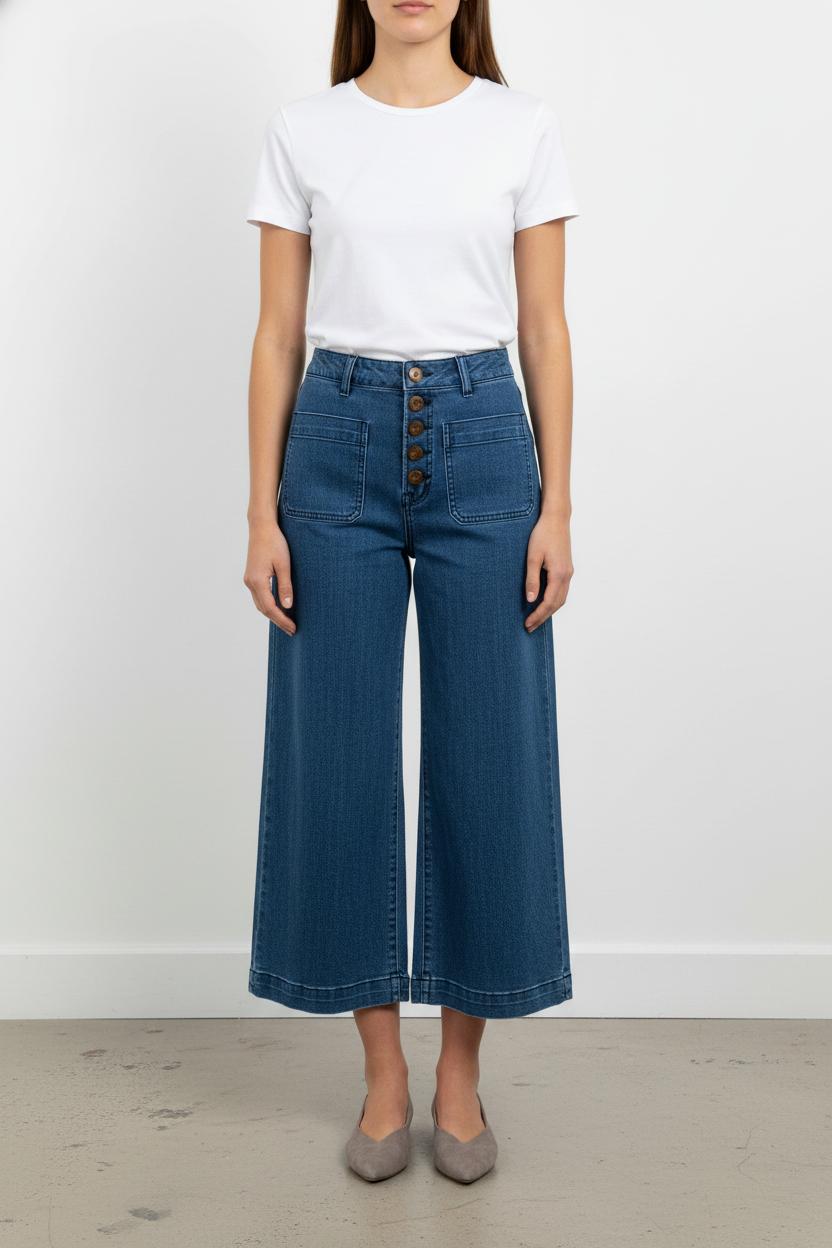 Jean Large Bleu - Taille S/36 de la marque La Petite Etoile | PARAD103903 - Vendu par Paradigme - Image 1
