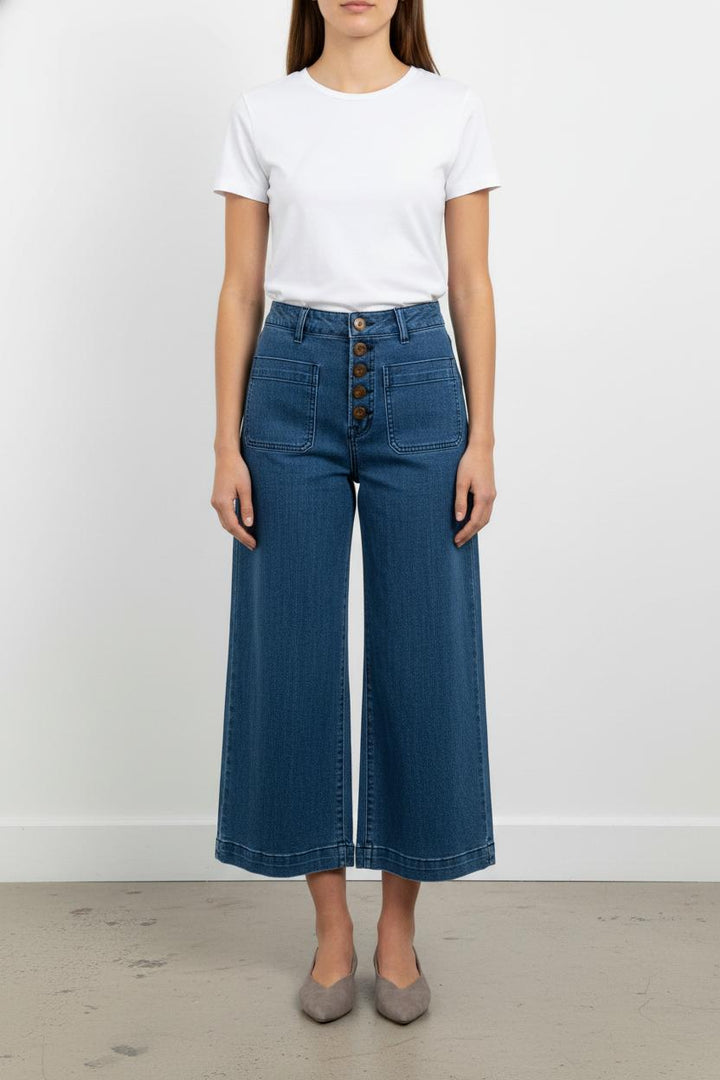 Jean Large Bleu - Taille S/36 de la marque La Petite Etoile | PARAD103903 - Vendu par Paradigme - Image 1