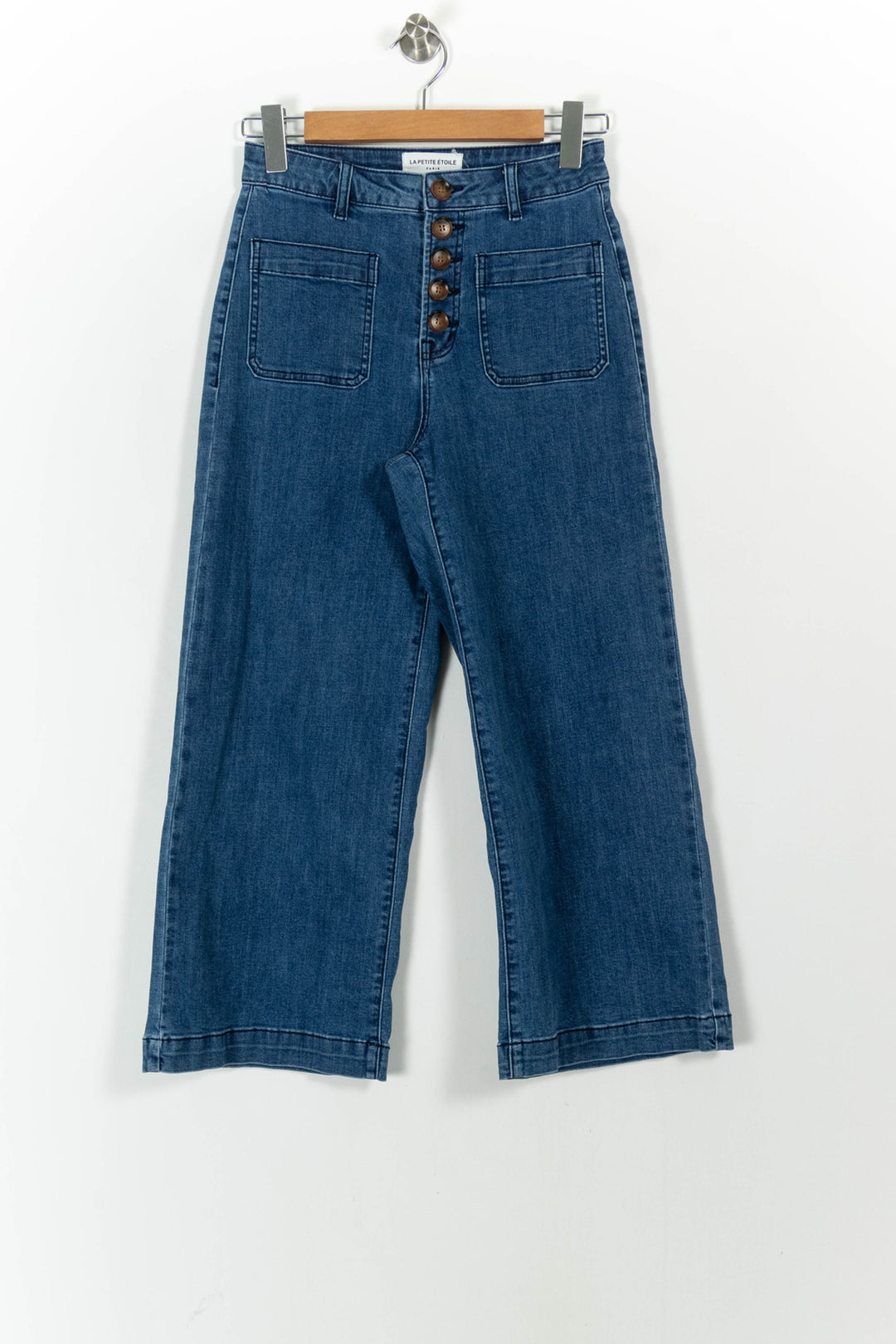 Jean Large Bleu - Taille S/36 de la marque La Petite Etoile | PARAD103903 - Vendu par Paradigme - Image 2
