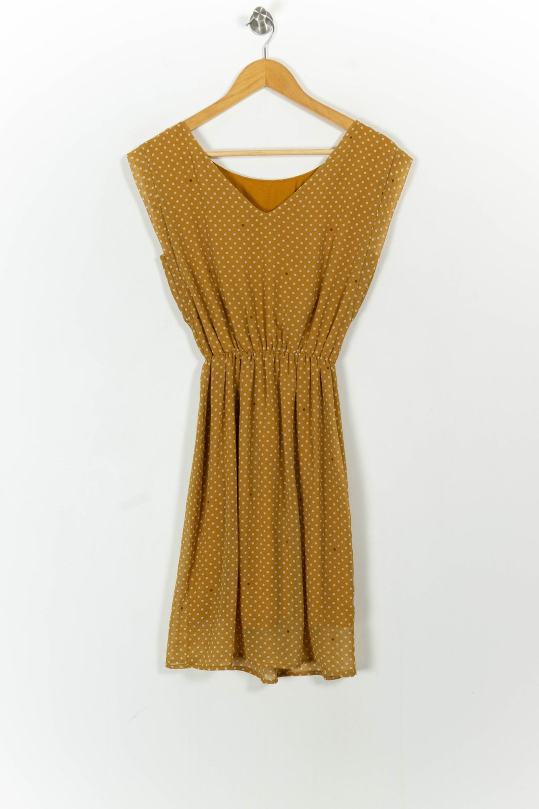Robe Jaune à Pois Blancs - Taille S/36 de la marque La Fée Maraboutée | PARAD103905 - Vendu par Paradigme - Image 4