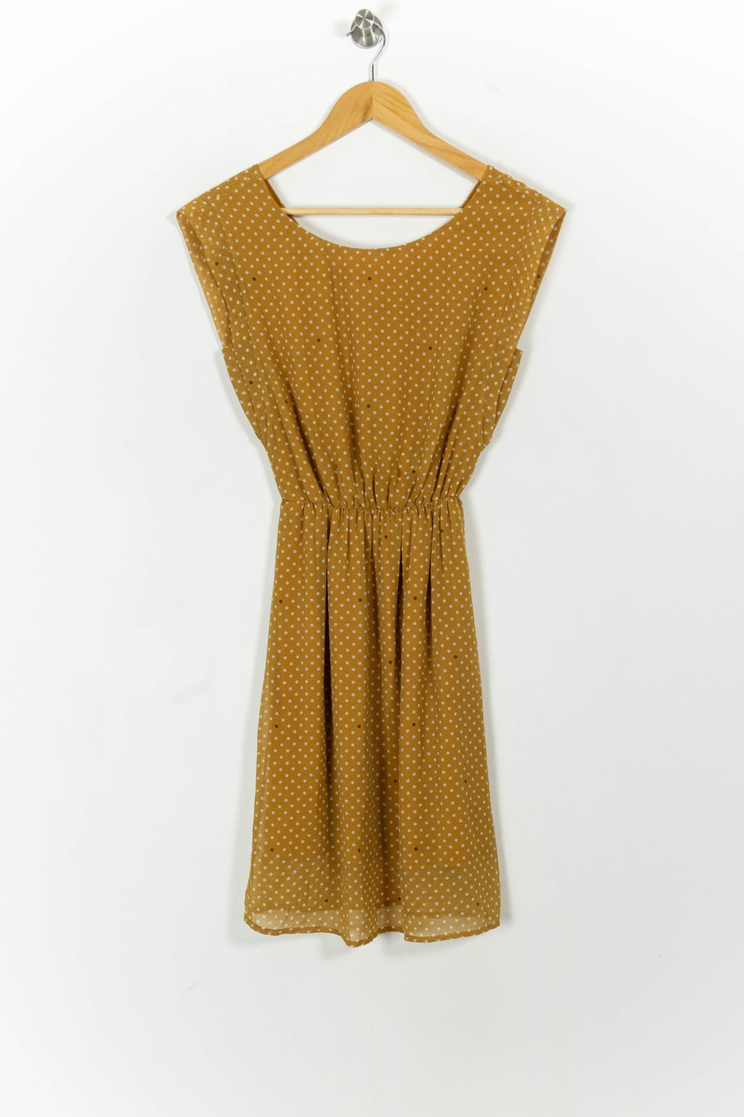 Robe Jaune à Pois Blancs - Taille S/36 de la marque La Fée Maraboutée | PARAD103905 - Vendu par Paradigme - Image 2
