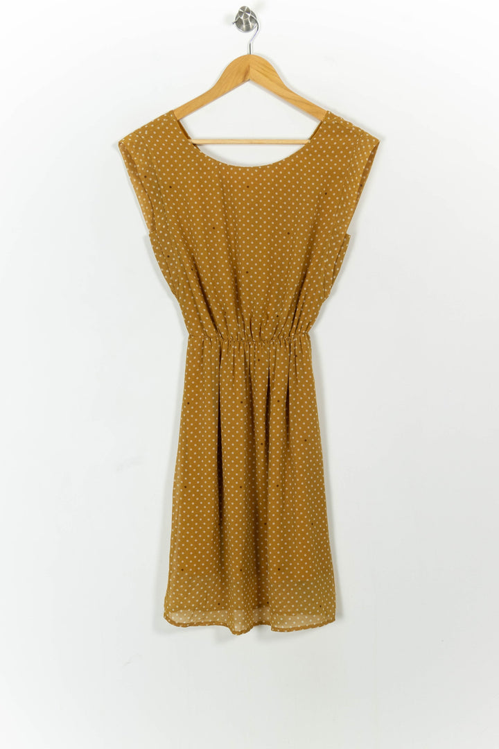 Robe Jaune à Pois Blancs - Taille S/36 de la marque La Fée Maraboutée | PARAD103905 - Vendu par Paradigme - Image 2