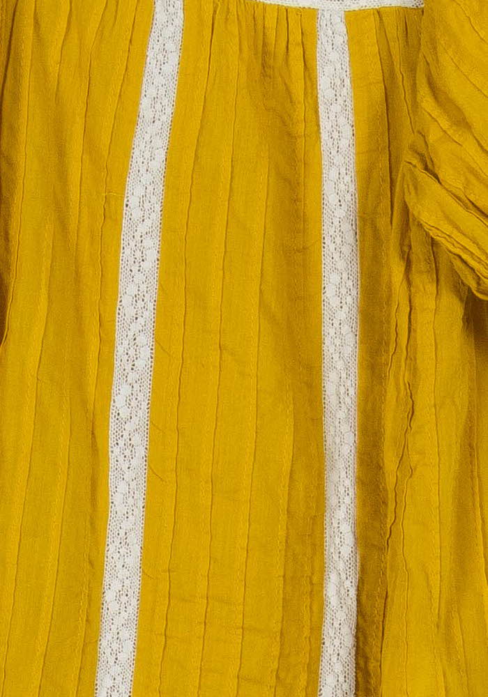 Blouse Jaune et Blanche - Taille XS/34 de la marque ba&sh | PARAD103907 - Vendu par Paradigme - Image 3