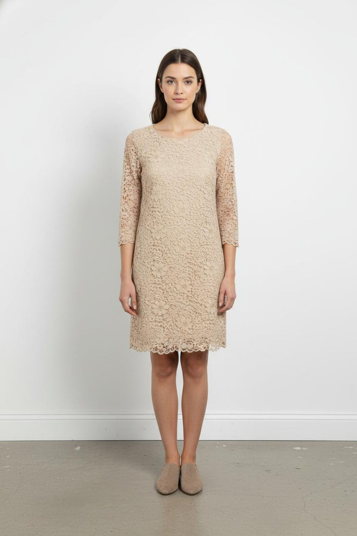 Robe Dentelle Beige - Taille XXXL/46 de la marque Weill | PARAD103911 - Vendu par Paradigme - Image 1