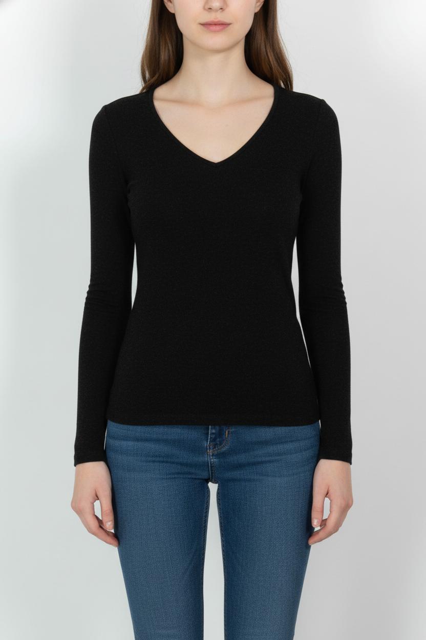 Pull Noir - Taille S/36 de la marque Indies | PARAD103914 - Vendu par Paradigme - Image 1
