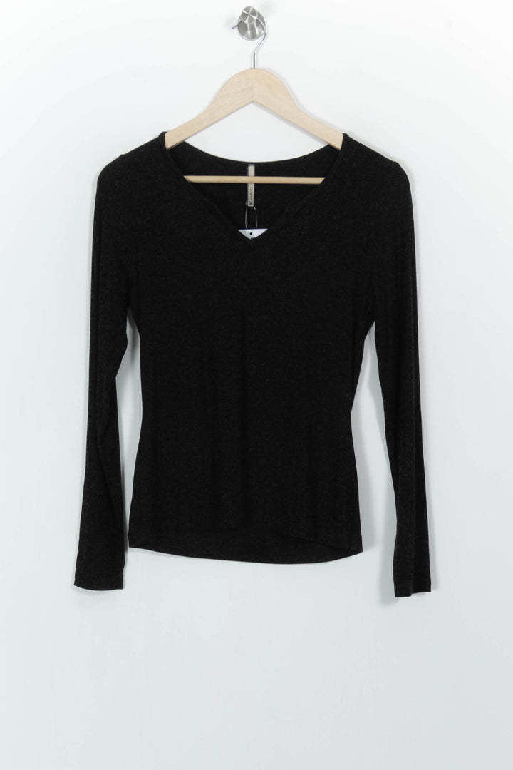 Pull Noir - Taille S/36 de la marque Indies | PARAD103914 - Vendu par Paradigme - Image 2