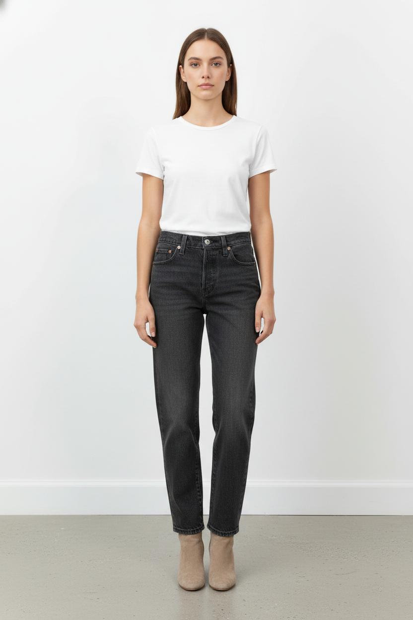 Jean Large Gris - Taille S/36 de la marque Levi's | PARAD103924 - Vendu par Paradigme - Image 1