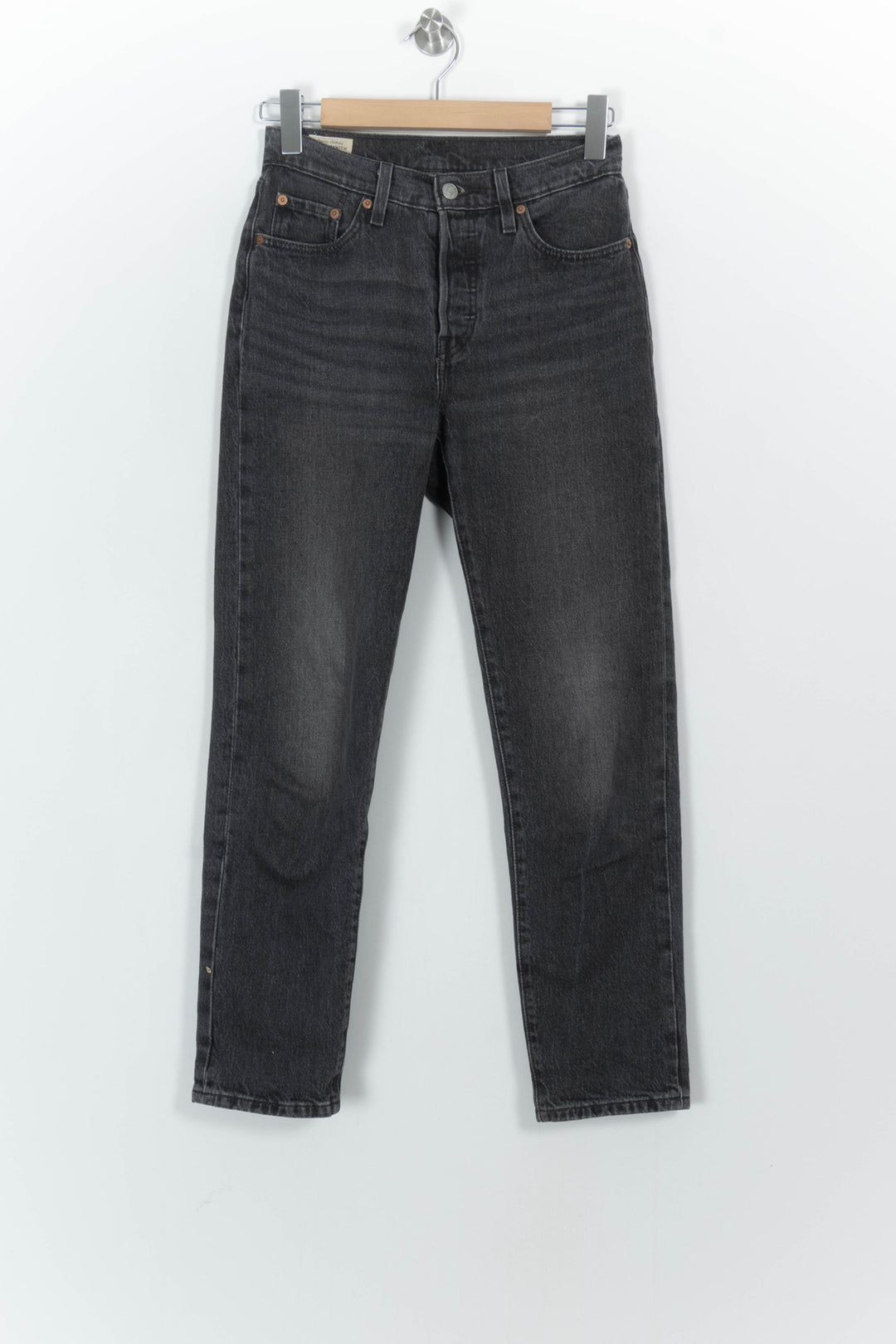Jean Large Gris - Taille S/36 de la marque Levi's | PARAD103924 - Vendu par Paradigme - Image 2
