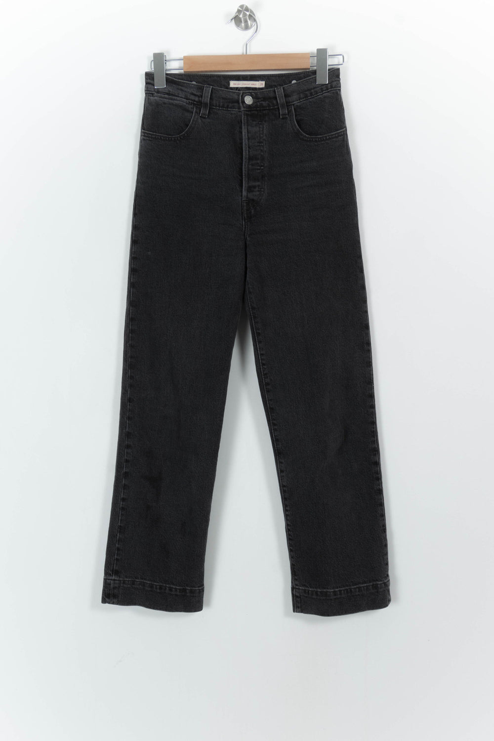 Jean Droit Gris - Taille S/36 de la marque Levi's | PARAD103925 - Vendu par Paradigme - Image 2