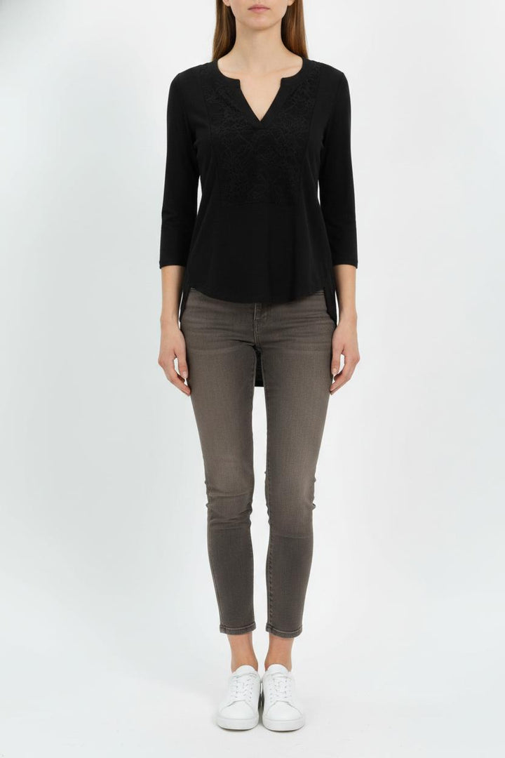 Blouse Noire - Taille S/36 de la marque Sandro | PARAD103926 - Vendu par Paradigme - Image 1
