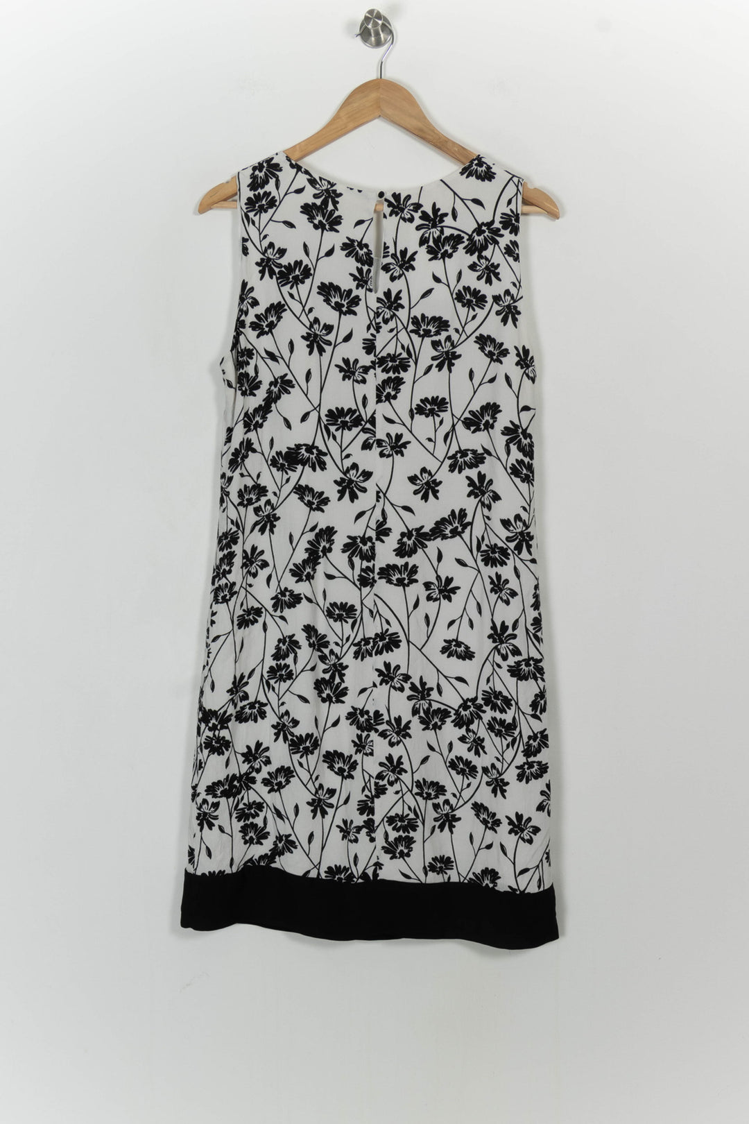 Robe Sans Manches Blanche et Noire - Taille XL/42 de la marque La Fée Maraboutée | PARAD103936 - Vendu par Paradigme - Image 4