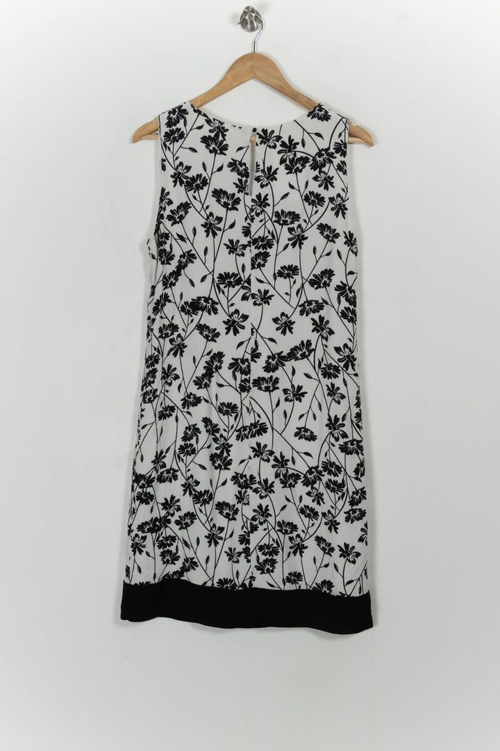 Robe Sans Manches Blanche et Noire - Taille XL/42 de la marque La Fée Maraboutée | PARAD103936 - Vendu par Paradigme - Image 4