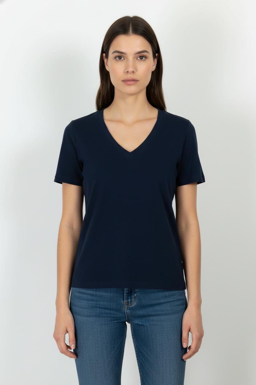 Tee-shirt Bleu - Taille S/36 de la marque Maison 123 | PARAD103939 - Vendu par Paradigme - Image 1