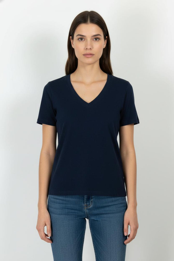 Tee-shirt Bleu - Taille S/36 de la marque Maison 123 | PARAD103939 - Vendu par Paradigme - Image 1