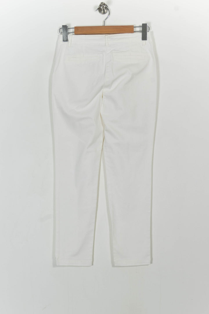 Pantalon Blanc - Taille S/36 de la marque Caroll | PARAD103943 - Vendu par Paradigme - Image 4