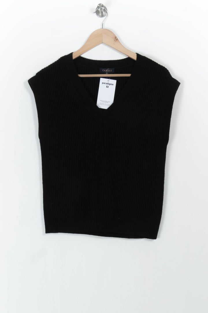 Débardeur Noir - Taille XS/34 de la marque Caroll | PARAD103955 - Vendu par Paradigme - Image 2