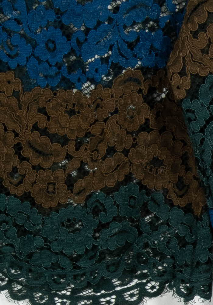Blouse Bleu Vert et Marron - Taille S/36 de la marque Sandro | PARAD103958 - Vendu par Paradigme - Image 3