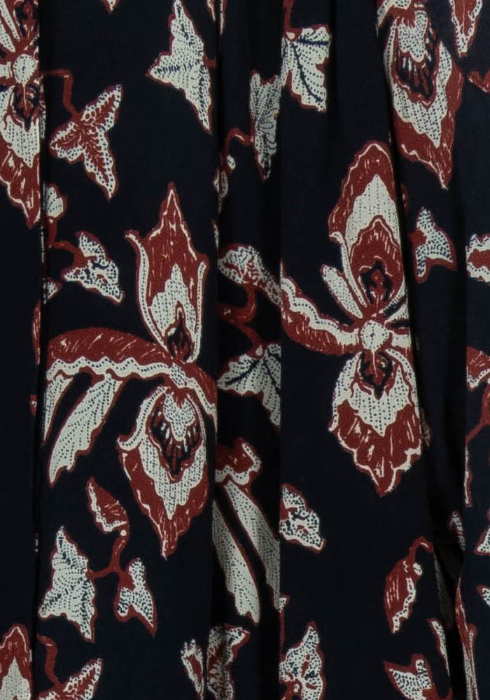 Chemisier Noir et Bordeaux - Taille XS/34 de la marque ba&sh | PARAD103960 - Vendu par Paradigme - Image 3
