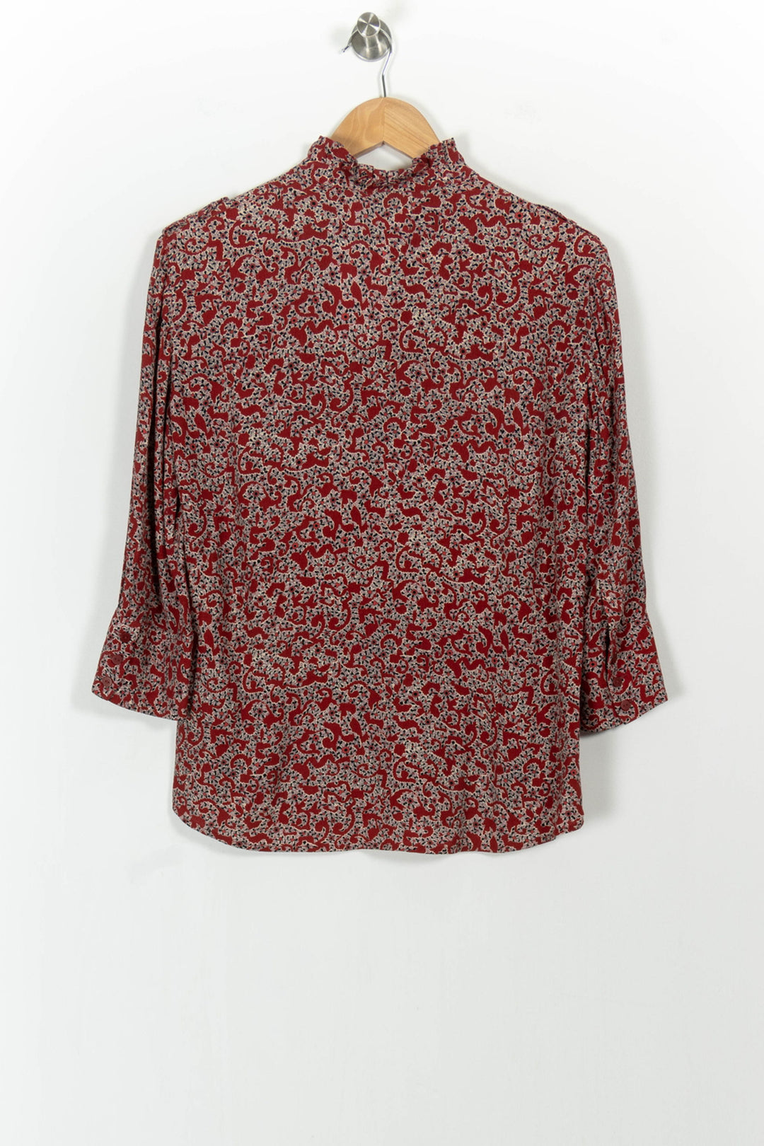 Blouse Rouge et Blanche - Taille XS/34 de la marque ba&sh | PARAD103962 - Vendu par Paradigme - Image 4