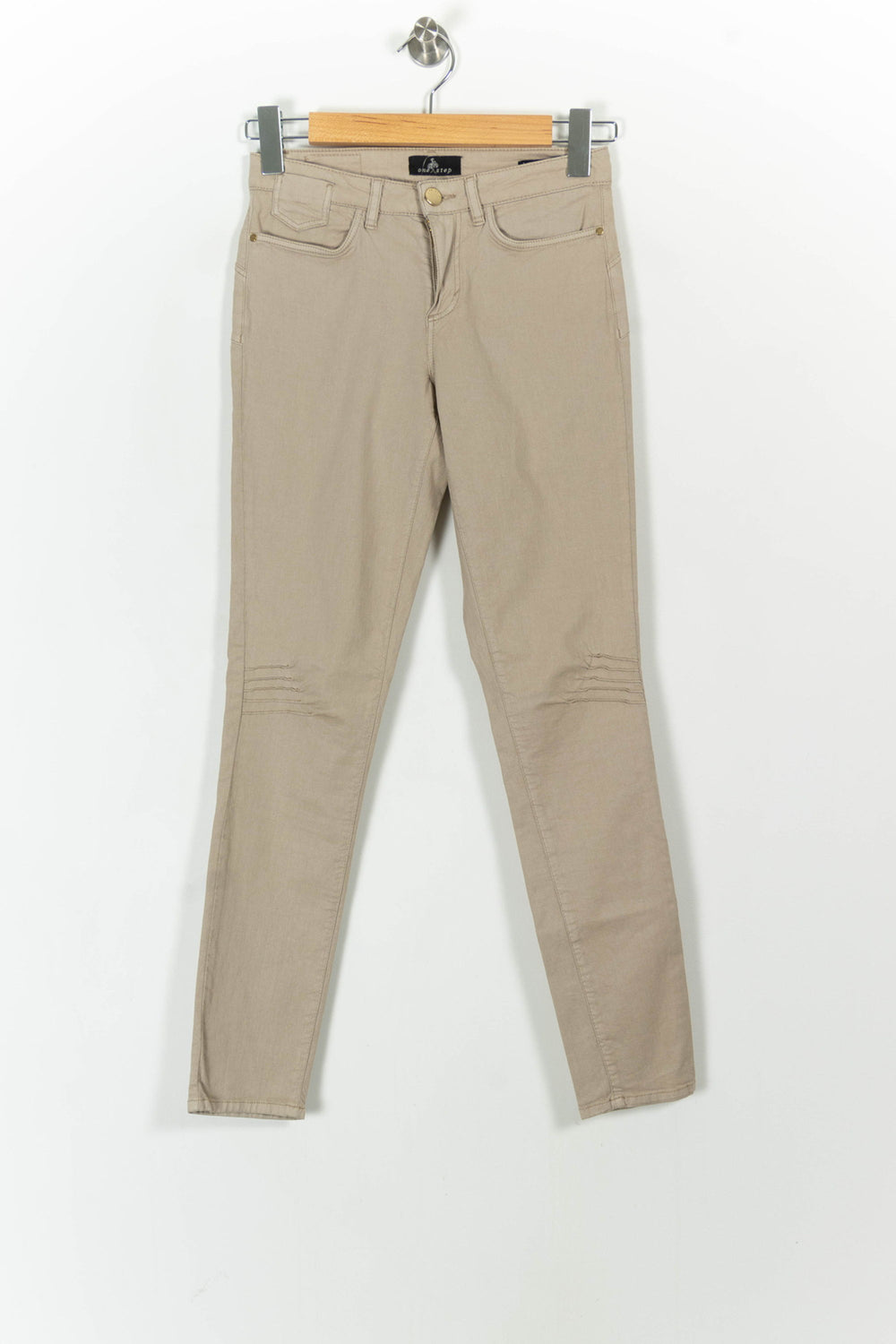 Jean Beige - Taille XS/34 de la marque One Step | PARAD103963 - Vendu par Paradigme - Image 2