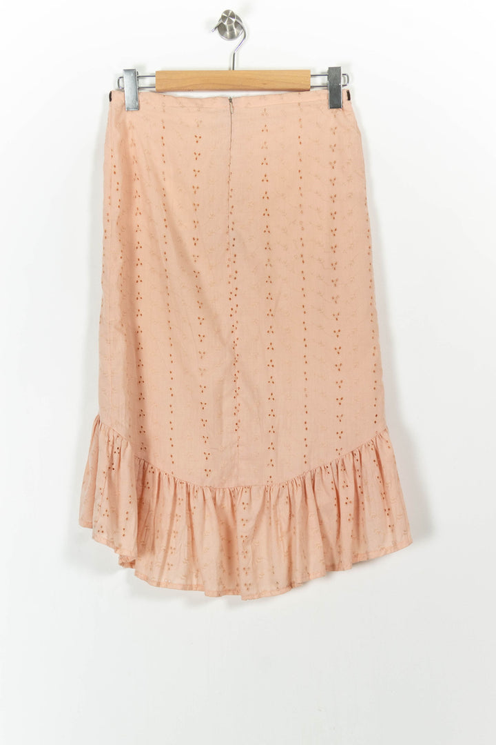 Jupe Midi Rose - Taille M/38 de la marque Maje | PARAD103964 - Vendu par Paradigme - Image 4