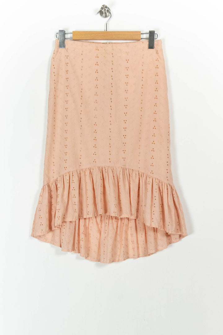Jupe Midi Rose - Taille M/38 de la marque Maje | PARAD103964 - Vendu par Paradigme - Image 2