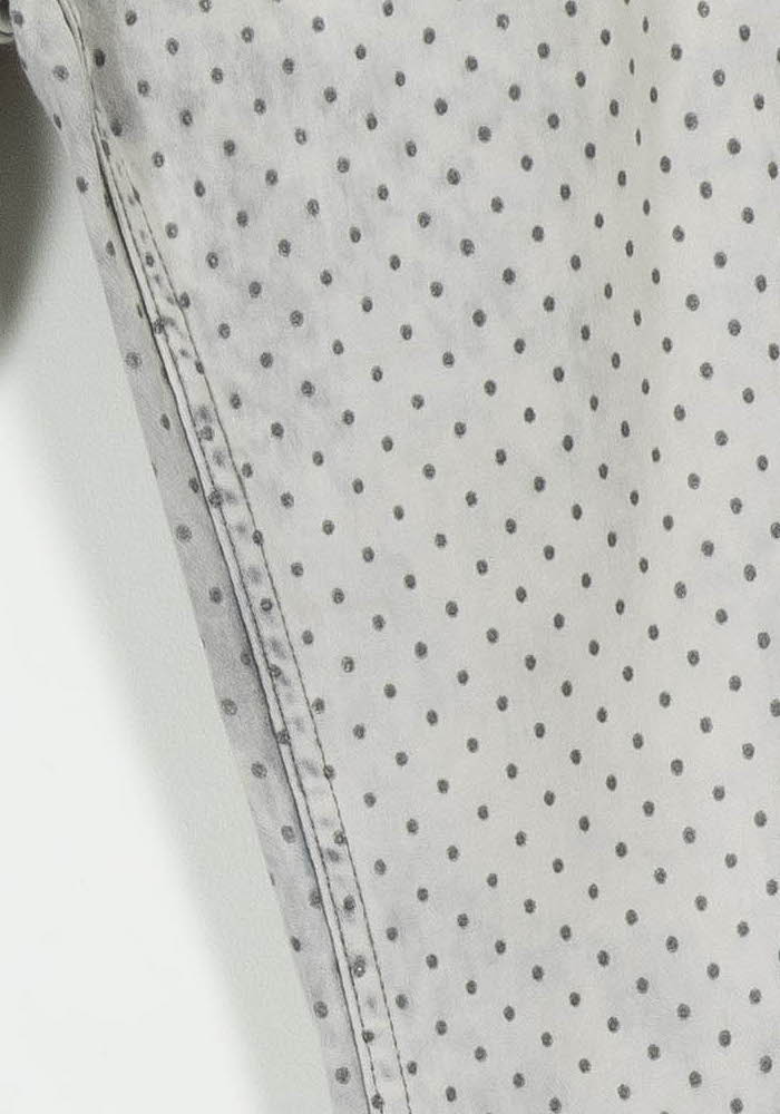Jean Slim Gris à Pois Noirs - Taille XS/34 de la marque Maje | PARAD103966 - Vendu par Paradigme - Image 3