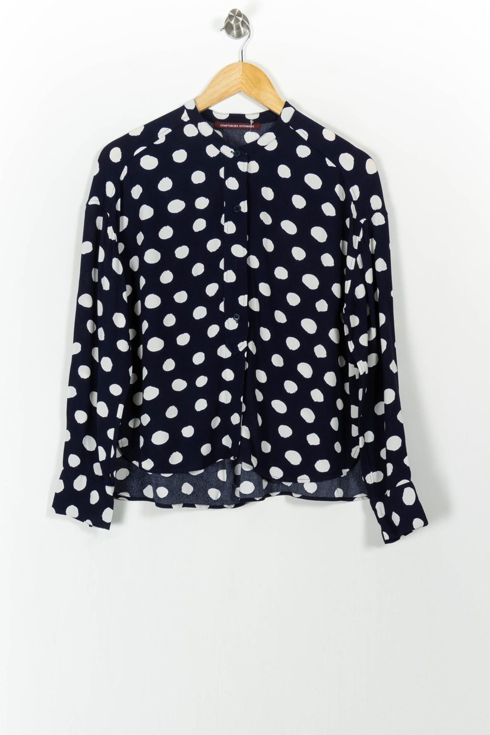 Chemise Bleu et Blanche - Taille S/36 de la marque Comptoir des Cotonniers | PARAD103969 - Vendu par Paradigme - Image 2