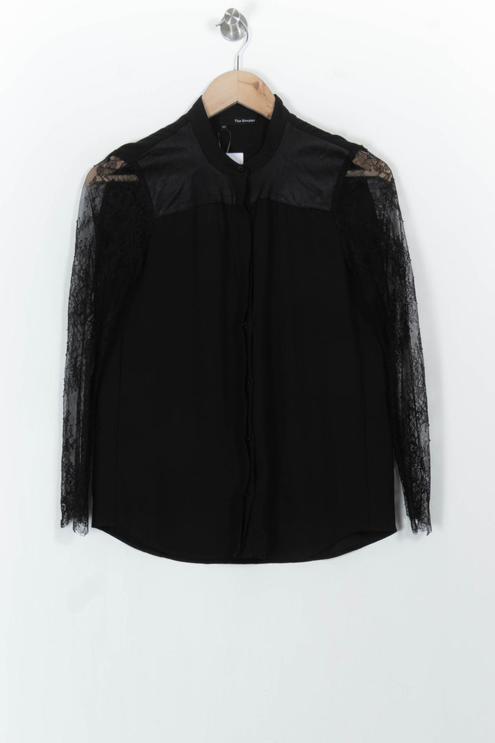 Chemise Noire - Taille XS/34 de la marque The Kooples | PARAD103970 - Vendu par Paradigme - Image 2