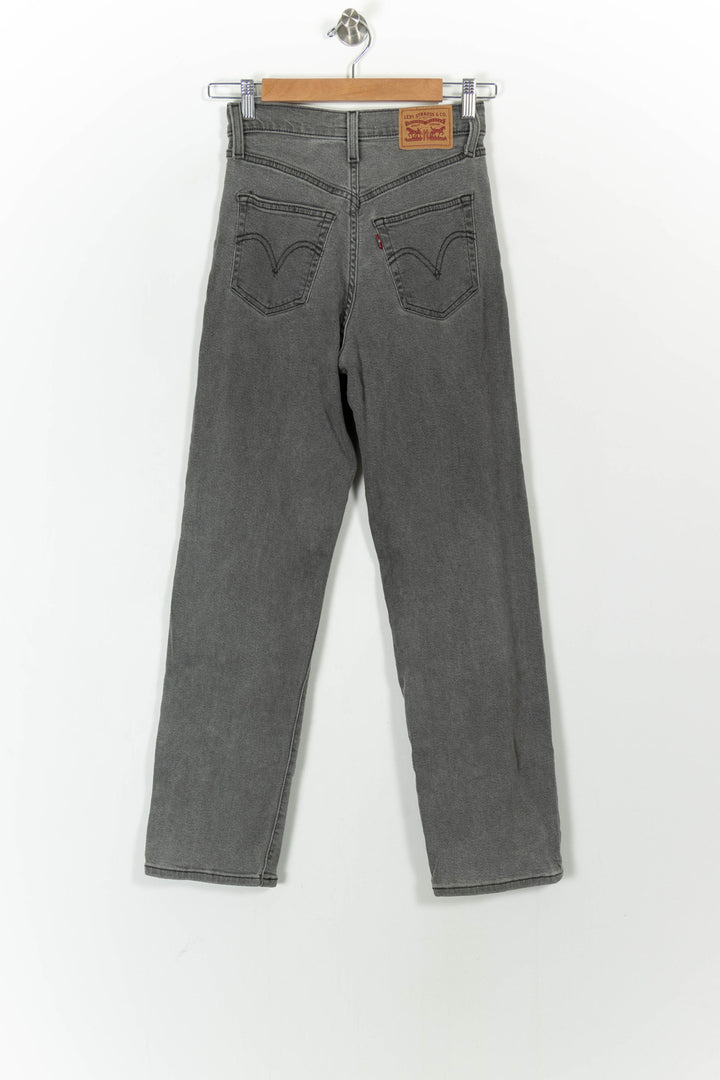 Jean Droit Gris - Taille XS/34 de la marque Levi's | PARAD103971 - Vendu par Paradigme - Image 4