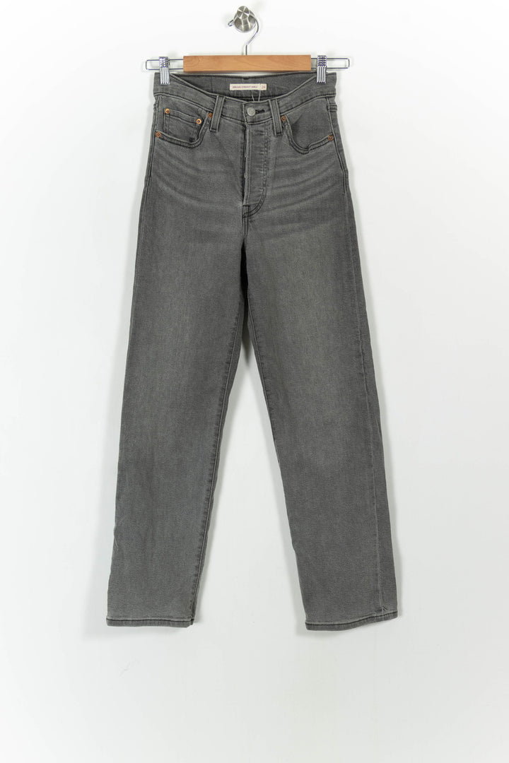 Jean Droit Gris - Taille XS/34 de la marque Levi's | PARAD103971 - Vendu par Paradigme - Image 2