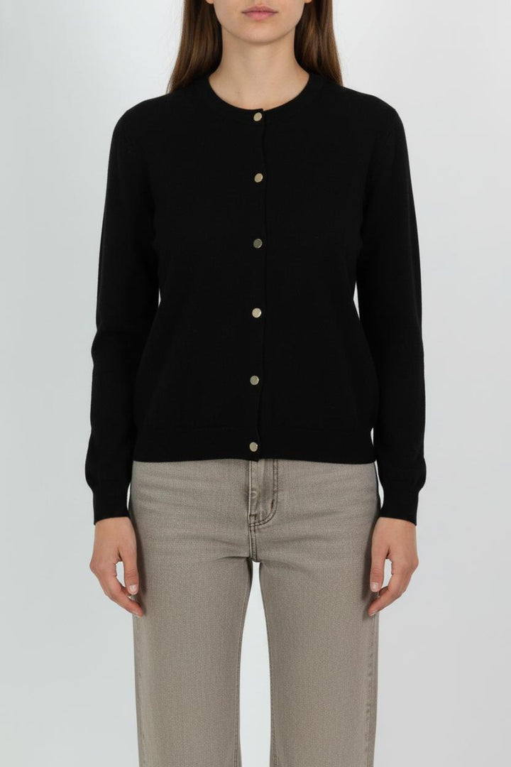 Cardigan Noir - Taille M/38 de la marque Sessùn | PARAD103974 - Vendu par Paradigme - Image 1