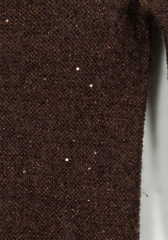 Robe Pull Marron - Taille XS/34 de la marque IKKS | PARAD103979 - Vendu par Paradigme - Image 3