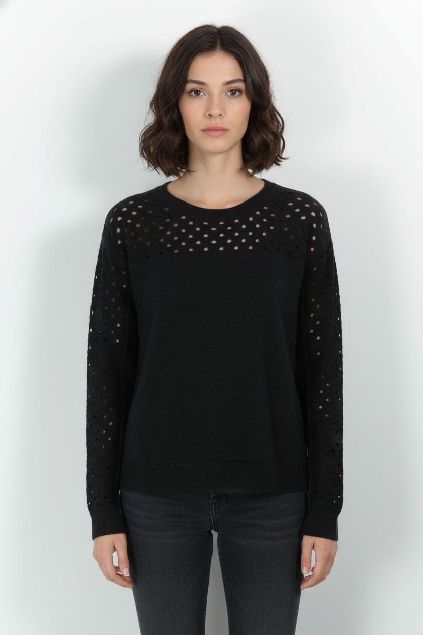 Pull Gris - Taille M/38 de la marque The Kooples | PARAD103980 - Vendu par Paradigme - Image 1