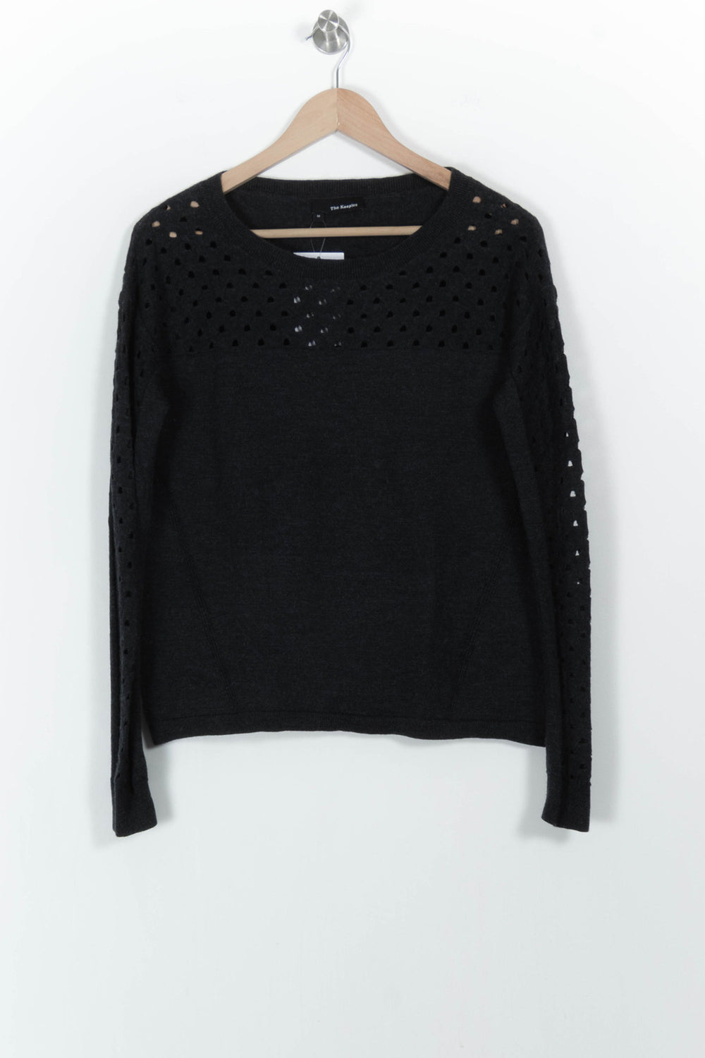 Pull Gris - Taille M/38 de la marque The Kooples | PARAD103980 - Vendu par Paradigme - Image 2