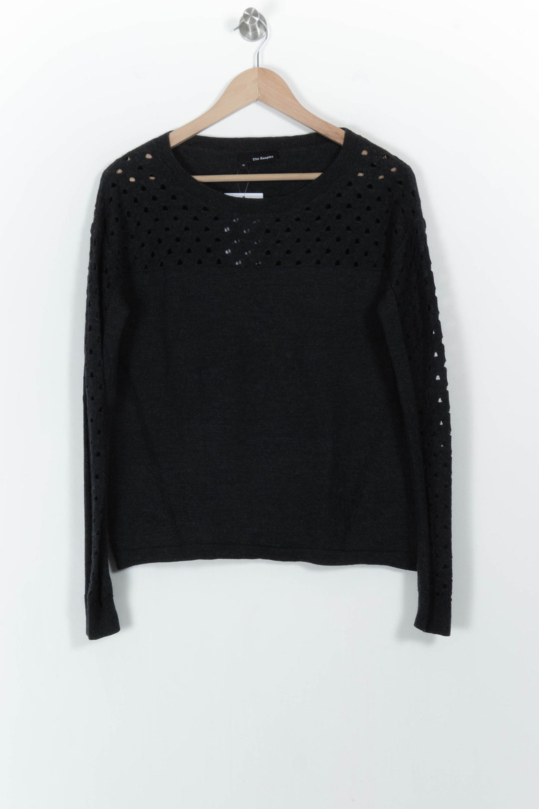 Pull Gris - Taille M/38 de la marque The Kooples | PARAD103980 - Vendu par Paradigme - Image 2