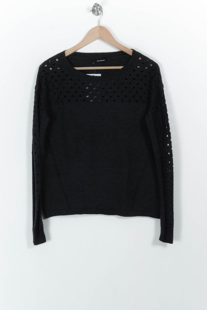 Pull Gris - Taille M/38 de la marque The Kooples | PARAD103980 - Vendu par Paradigme - Image 2