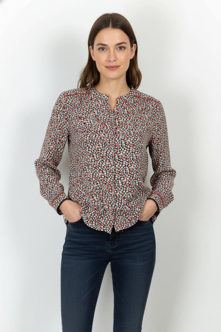 Blouse Rouge et Blanche - Taille M/38 de la marque Zadig&Voltaire | PARAD103981 - Vendu par Paradigme - Image 1
