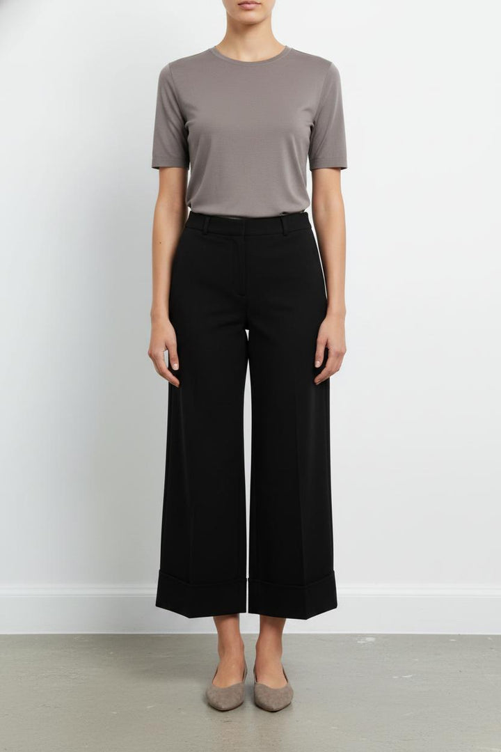 Pantalon Large Noir - Taille S/36 de la marque La Fée Maraboutée | PARAD103986 - Vendu par Paradigme - Image 1