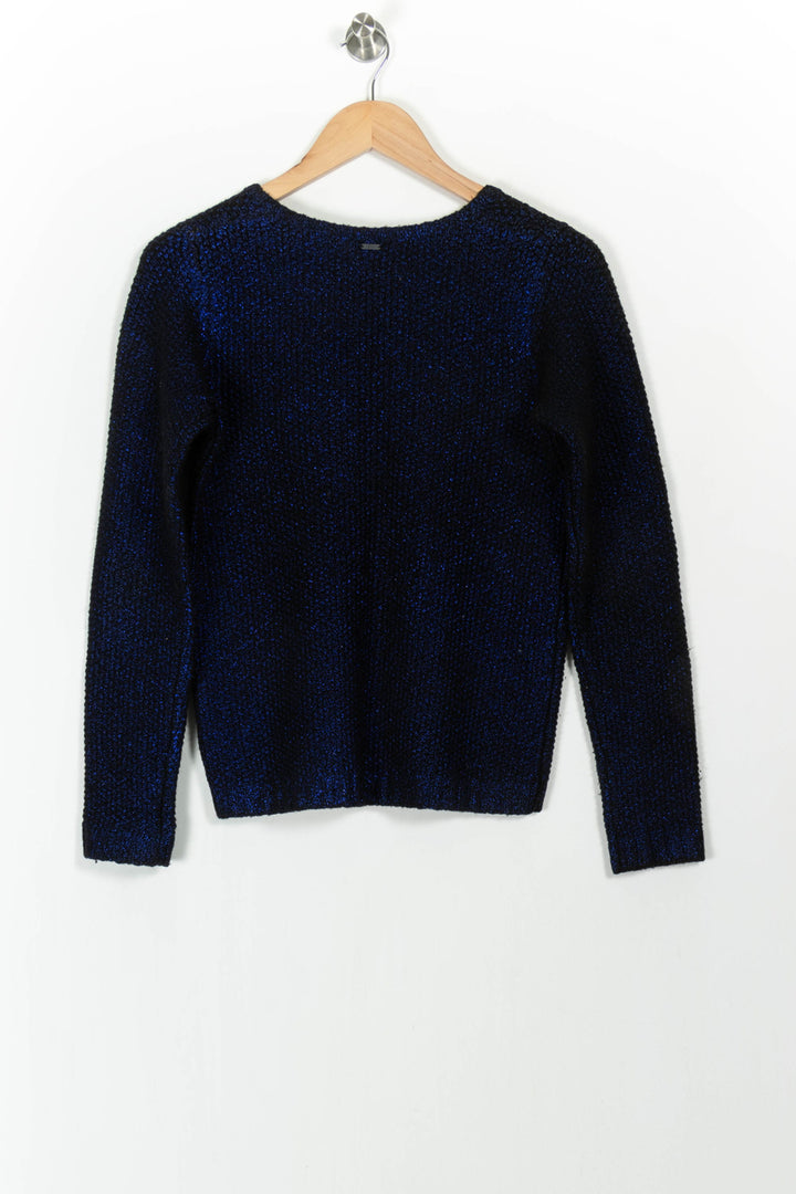 Pull Bleu et Noir - Taille L/40 de la marque IKKS | PARAD103987 - Vendu par Paradigme - Image 4