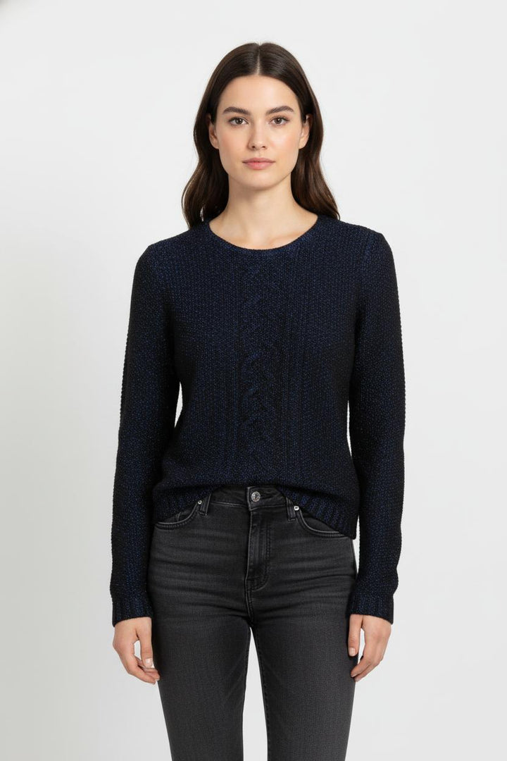 Pull Bleu et Noir - Taille L/40 de la marque IKKS | PARAD103987 - Vendu par Paradigme - Image 1